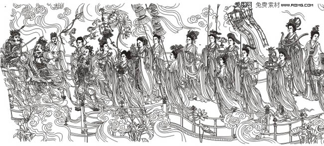点击查看源网页 徐悲鸿与古画《八十七神仙卷》