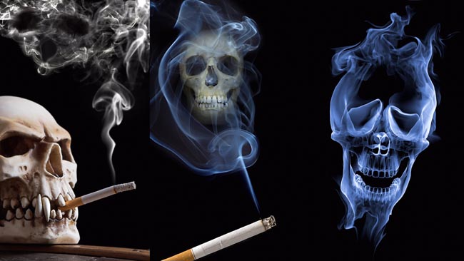 3张烟与骷髅头高清图片 - 其他图片素材 - 高清