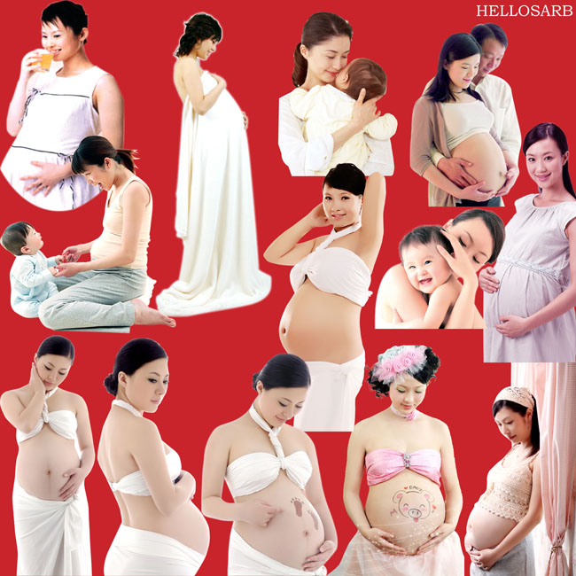 孕妇妈妈psd素材集锦